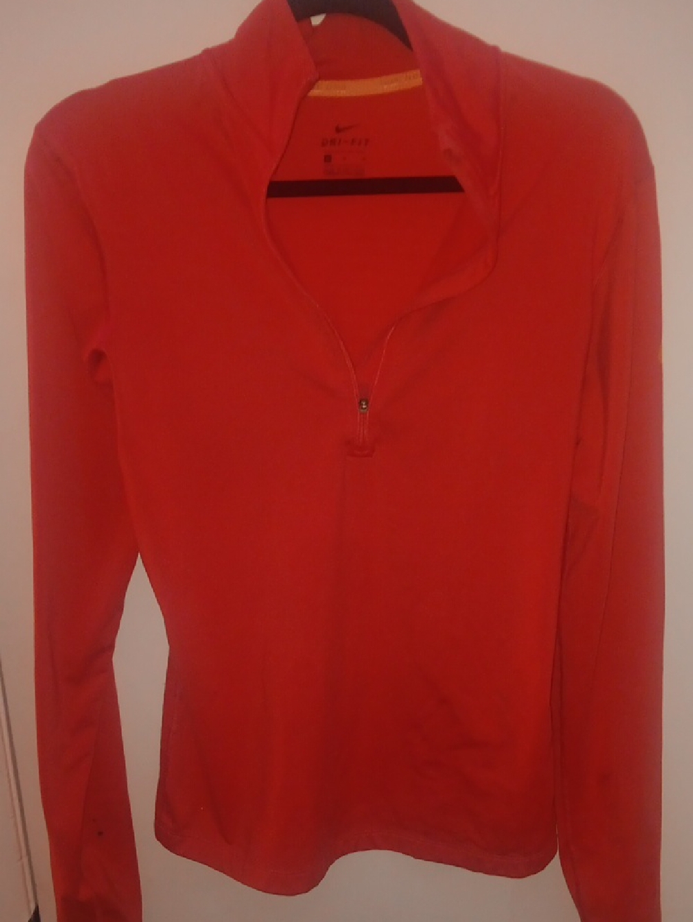 Nike Women’s Red Half-Zip Performance Pullover